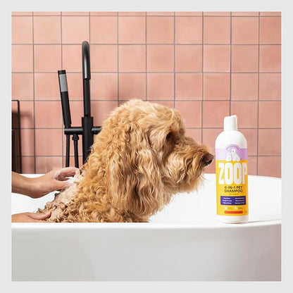 Dog Shampoo and Conditioner [16 oz.] 6-in-1 All Natural Pet Wash - Deep Clean, Odor Eliminating, Itch Relief, Moisturizing, Detangling, Reduce Shedding - 1 Pack
