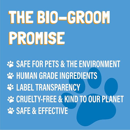 Bio-Groom Super Whitening Dog Shampoo + Silk Creme Rinse Conditioner - Dog & Pet Bathing Supplies, Hair Detangler, Puppy Wash, Grooming Supplies, Cruelty-Free - 1 Gallon Each (Pack of 2)