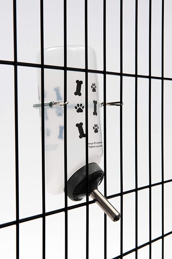 Lixit Water Bottles for Small Dogs (16oz Bones), Clear (SDW16 Bones)