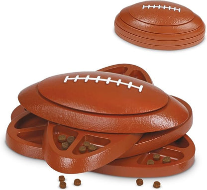 Brightkins Touchdown Time Treats Puzzle - Enrichment Puzzle Toys for Dogs Mental Stimulation, Gift for Puppies