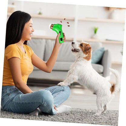 Launcher for Dogs Puppy Treat Catapult Toy Interactive Dog Training Toy Spring Trigger Fun for Pups