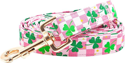 Dog Leash-St Patrick's Holiday Pet Leash Trefoil Print Boy/Girl Durable Strong Dog Leashes Heavy Duty Comfortable Padded Pet Leashes for Small Medium Large Dogs