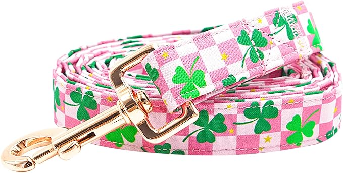 Dog Leash-St Patrick's Holiday Pet Leash Trefoil Print Boy/Girl Durable Strong Dog Leashes Heavy Duty Comfortable Padded Pet Leashes for Small Medium Large Dogs