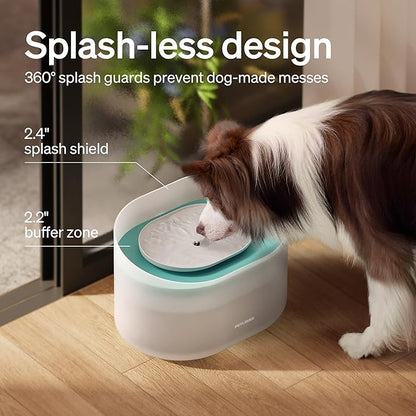 PETLIBRO 2.1Gal/8L Dog Water Fountain for Large Dog, Anti-Splash Dog Water Bowl Dispenser, Super Quiet Pet Water Fountain, 5 Layer Filtration Water Dispenser for Large Dogs Cats and Multi-Pet Homes