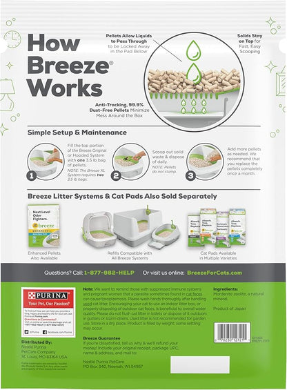 Purina Litter Tidy Cat Breeze Pellets, 3.5 lb (Pack of 3)