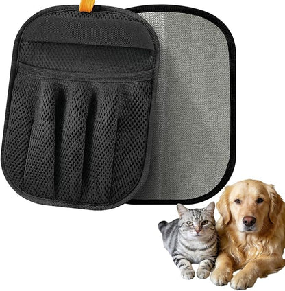 Pet Hair Removal Glove for Dogs & Cats, Reusable Washable Electrostatic Magic Brush Gloves, Pet Hair Remover Tool for Clothing, Bed, Couch, Carpet, Car Seat