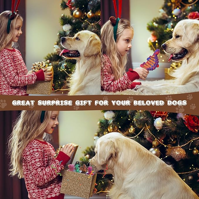 Magicorange 4 Pack Dog Chew Toys for Aggressive Chewers, Nylon Durable Dog Toys, Milk Flavored Tough Chew Toys