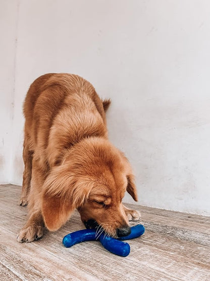 Tuff Pupper SuperChewer Tough Boomerang Toy | Lifetime Replacement | Strong Natural Rubber | Great Dog Fetch Toy | Toys for Dogs | Ultra Durable Chew Toys for Aggressive Chewers | for Large Breeds