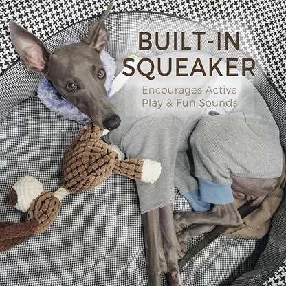 Squeaky Plush Dog Toy, Puppy Chew Toy for Teething, Tough Small Dog Toy to Keep Them Busy