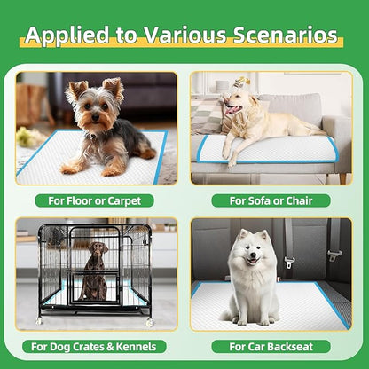 Dog Pads Extra Large 30"x36", 30-Count XXL Puppy Pads, Super Absorbent Pee Pads for Dogs, Disposable Bed Pads for Doggies, Puppies, Thicker X-Large Incontinence Pads for Dogs, Cats, Rabbits