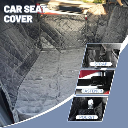 Dog Car Seat Cover for Pets Waterproof Seat Cover Hammock Scratch Proof Nonslip Back Seat Pet Bed Mat for Travel Durable Soft Back Seat Covers for Cars Trucks and SUVs (23.5 x 51 inch)