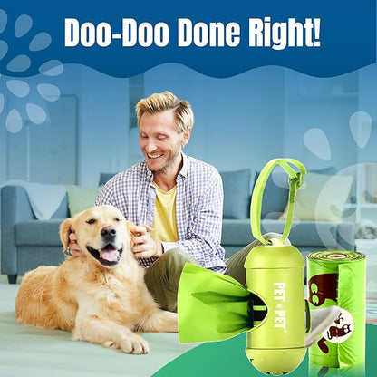 Pet N Pet 720 Counts, Unscented Dog Poop Bags Rolls, 41% Plant Based & 59% PE Poop Bags For Dogs with Dispenser, 48 Rolls Extra Thick Dog Waste Bag, Doggie Poo Bag