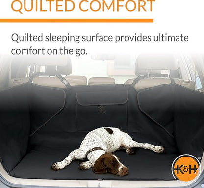 K&H Pet Products Quilted Cargo Cover Black Standard/Mid-Size Vehicle 54 Inches