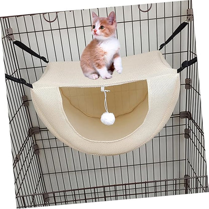 Cat Cage Hammock Breathable Cat Bed for Indoor Use Hanging Hammock for Pets Comfortable and Washable for Play and Sleep