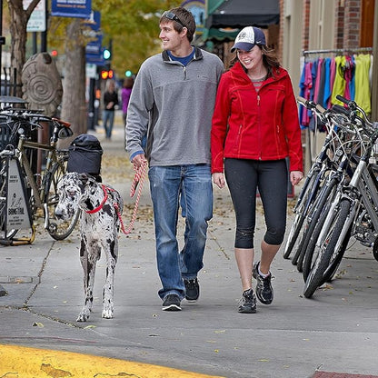 Mendota Pet Snap Leash - British-Style Braided Dog Lead, Made in The USA - Night Viz Blue, 1/2 in x 4 ft - for Large Breeds