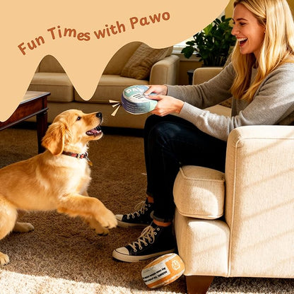 Nocciola PAWO Funny Cool Dog Toy with Squeaker & Crinkle, Hilarious Blue Soft Squeaky Plush Stuffed Cute Puppy Accessories for Small Medium Large Breed, Party Birthday
