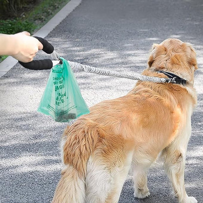 Dog Poop Bags, EZ Tie Handles for A&H Swivel Bin Waste Bags, AYOTEE Rake Dog Pooper Scooper Bag Refill,Leakproof Large Opening and Unscented,100 Count Refill Bags