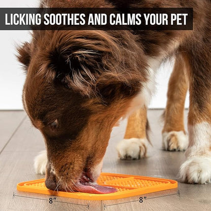 Hyper Pet IQ Treat Lick mat for Dogs, Dog Slow Feeder & Cat Lick mats | Great Alternative to Slow Feeder Bowls & Feeders | Perfect Dog Licking mat, Cat Puzzle & Enrichment Toys
