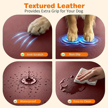 URPOWER Dog Car Seat Cover for Pets 100% Waterproof Seat Cover Hammock 600D Heavy Duty Scratch Proof Nonslip Durable Soft Back Seat Covers for Cars Trucks and SUVs