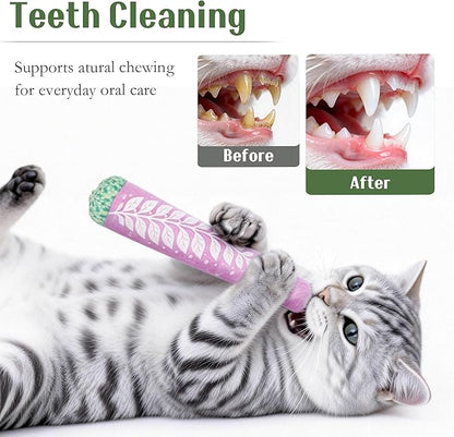Catnip Toys for Cats, Kicker Style Cat Toys for Indoor Cats with Extra Strong Catnip, Interactive Cat Toys Set, Funny Plush Kitten Teething Toy for Cat Lovers(3 Pack)