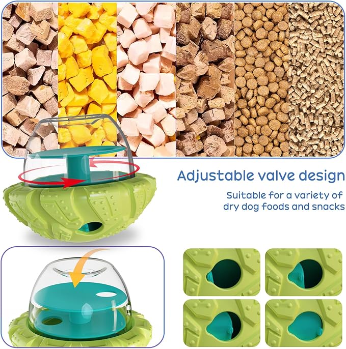 Interactive Dog Puzzle Toy for Smart, Dog Enrichment Toys to Keep Them Busy, Cognitive Dogs Toy to Stimulate Their Brain, Dog's Treat Dispensing Toys with Slow Feeder, Durable and Easy to Clean