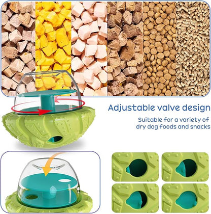 Interactive Dog Puzzle Toy for Smart, Dog Enrichment Toys to Keep Them Busy, Cognitive Dogs Toy to Stimulate Their Brain, Dog's Treat Dispensing Toys with Slow Feeder, Durable and Easy to Clean