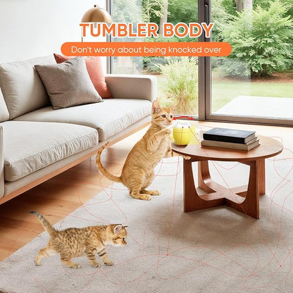 Cat Laser Toy Automatic Dual Laser Points Interactive Cat Enrichment Toys for Indoor Cats 3 Modes Lazer for Cats Birthday Gift