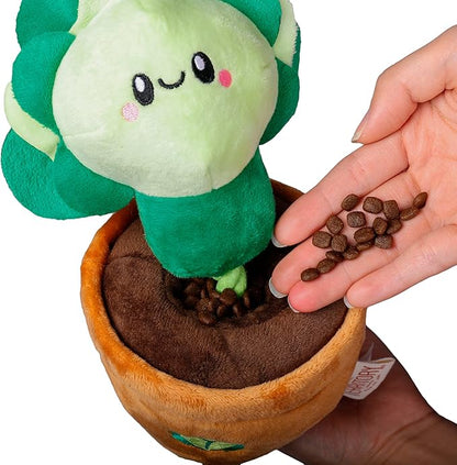 Territory Interactive Play Plush Treat-and-Tug Reward Toy for Dogs, Lettuce
