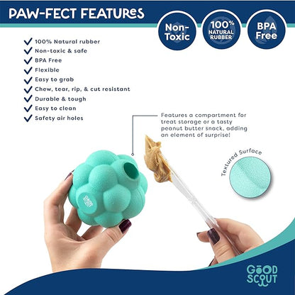 Good Scout Tumbler Ball - Aggressive Chew Toy for Puppies & Adult Dogs, No Stuffing for Medium & Large Dogs