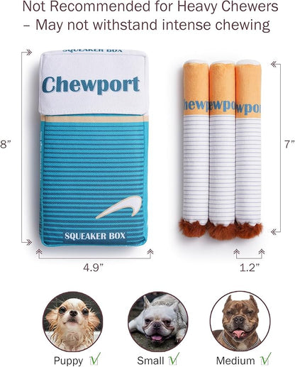 Nocciola Funny Dog Toys for Small Meidum Dogs, Squeaky Entertainment Stuffed Toys for Boredom, Anxiety Relief, Mentally Stimulating, Plush Dog Toys to Keep Busy and Occupied