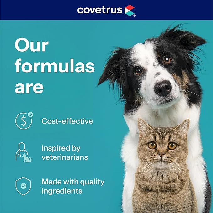 Covetrus Aloe Otic Ear Cleaning Solution for Dogs & Cats, Gentle Routine Ear Cleanser with Aloe Vera, Helps Remove Wax & Dry Ears, 8 oz