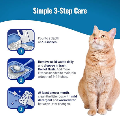 Cat's Pride Max Power: Total Odor Control - Up to 10 Days of Powerful Odor Control - Strong Clumping - Hypoallergenic - 99% Dust Free - Multi-Cat Litter, Unscented, 15 Pounds