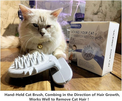 Cat Brush Shedding Grooming, Soft Massage Kitty Tongue Brush, Licking Your Kitty Like a Mama Cat to Comfort, Surprise Pet Gifts