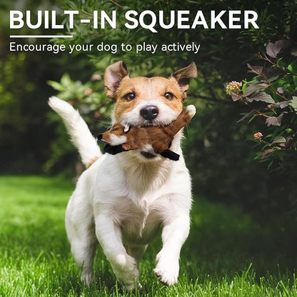 ALL FOR PAWS Squeaky Doy Toy, Fox Dog Toy for Small Medium Large Breed, Puppy Fetch Toy with Squeaker, Plush Chew Dog Toy, 10.2 x 7.9 x 4.7 inches - Classic S