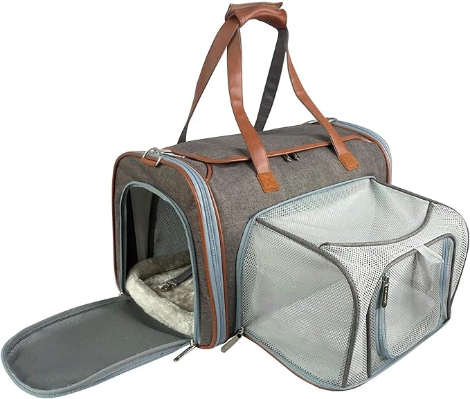 Mr. Peanut's Gold Series Standard Size Airline Compliant Expandable Pet Carrier V3.0