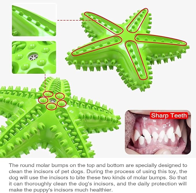 Pupix Chew Toy for Dog Aggressive Chewers Toothbrush Stick Pets Interactive Toys Tough Puppy Chew Treats for Small Medium Dogs Toy to Keep Them Busy, Green