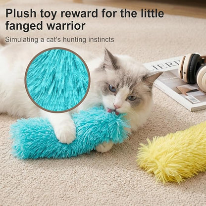 Cat Toys Pillows 6Pcs Catnip Kicker Toys for Cats Promotes Kitty Exercise