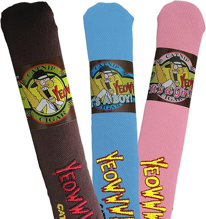 Yeowww! Cigar 3 Pack 100% Organic Catnip Cigar Toys