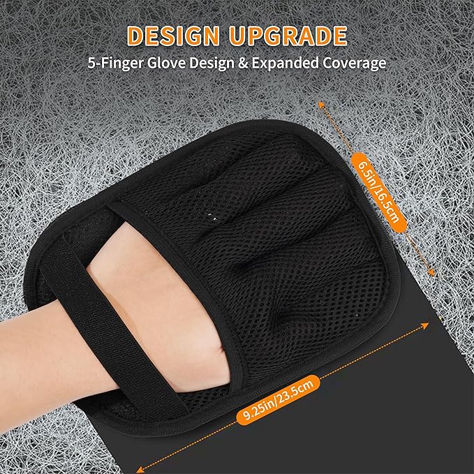3/4PCS Pet Hair Removal Glove for Cats & Dogs,Upgraded Five-Finger Electrostatic Pet Hair Remover Glove, Reusable Magic Brush Pet Hair Removal Tool for Laundry, Couch, Carpet & Car Seat (black 3pcs)