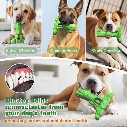 KADTC 3 in1 Root Durable Bully Stick Holder & Indestructible Dog Chew Toy & Tough Fillable Toys - Long-Lasting Ultimate Boredom Buster, U.S. Brand & Design