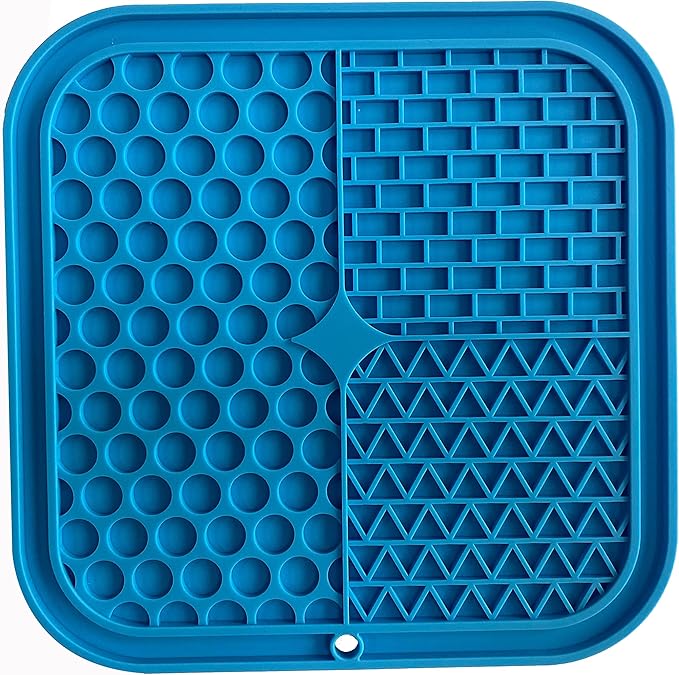 Dog Lick Mat Set of 2 mats with 1 Spatula