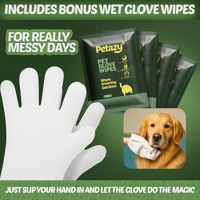 Dog Wipes for Paws and Butt – Hypoallergenic XL Dog Paw Cleaning Pet Wipes for Dogs and Cats, Deodorizing & Grooming for Body, Ears and Face, Lavender, 100 Count