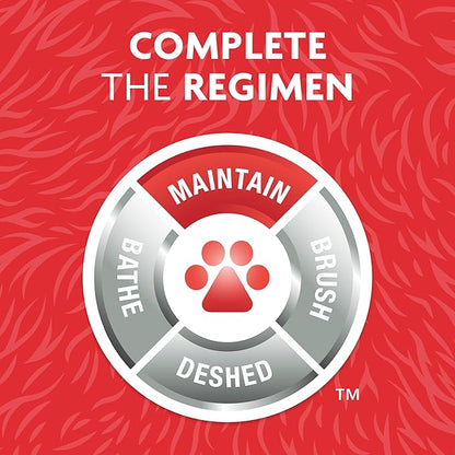 FURminator Tub-Free Deshedding Foam Comb, 3 Ounces, Grooming Comb for Dogs Helps Freshen Coat and Reduce Odors with No Rinsing