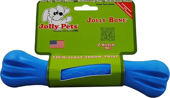 Jolly Pets Jolly Bone, Medium/Blue