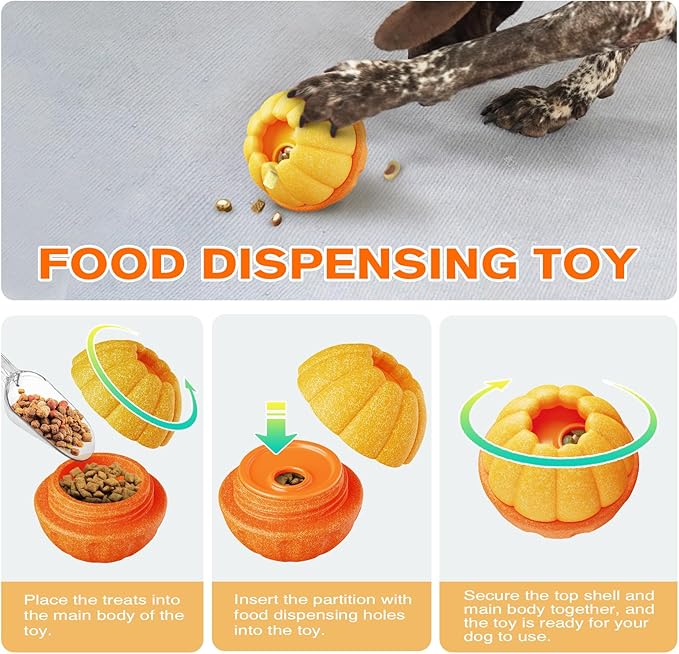 Frozen Treat Dog Toy Aggressive Chewer,Fillable Dog Enrichment Toys,Interactive Toys Long Lasting,Easy to Clean,Holds Kibble, Treats