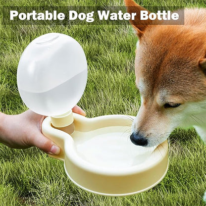 Dog Water Bottle, Portable Water Bowl Dispenser for Dogs, Leak Proof Pet Travel Squeeze Bottles Puppy Water Bowl for Pets Outdoor Walking, Hiking, Travel, Food Grade Plastic