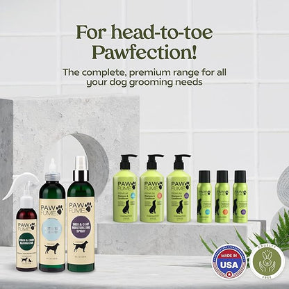 Pawfume Dog Ear Cleaner Solution, 4-Pack – Soothe Itchy Ears Instantly – With St. John’s Wort & Almond Extracts, Vet-Certified Formula, Alcohol-Free & Sulfate-Free – Dog Ear Wash For All Breeds