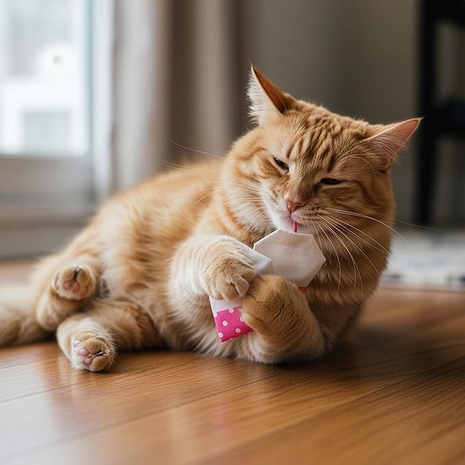 SmartyKat (2 Count Tea Teazers Catnip Cat Toys - Pink/Orange, 2 Count