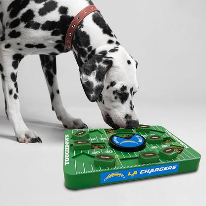 Pets First NFL Los Angeles Chargers Large Puzzle Toy, Dog Puzzle Treat Toy, New Large Size, Interactive Dog Treat Toy, Dog Slow Feeding Toy