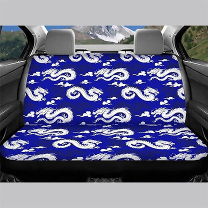 AFPANQZ Asia Dragon Dog Car Backseat Covers Dog Seat Cushion for Rear Seat Non-Slip Soft Car Seat Covers for Dogs, Pet, Kids Seat Cover for Auto Back Seat, Bench Protective
